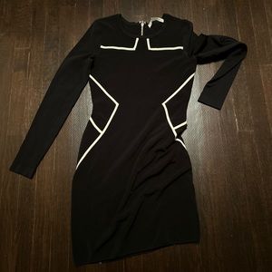 Diane von furstenberg black cocktail dress